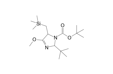 t-Butyl 2-(t-butyl)-4-methoxy-5-[(trimethylsilyl)methyl]-2,5-dihydroimidazole-1-carboxylate