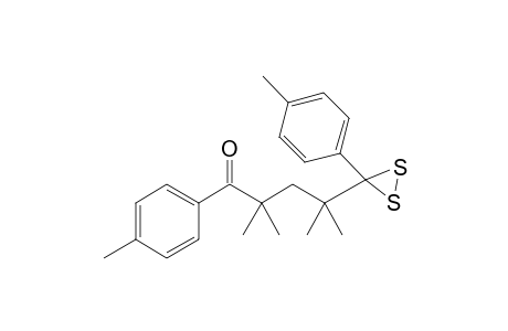 3-(4-Methylphenyl)-3-[1,1,3,3-tetramethyl-4-(4-methylphenyl)-4-oxobutyl]dithiirane