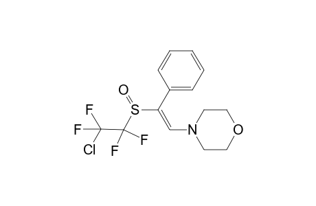 (E)-4-(2-(2-Chlorotetrafluoroethanesulfinyl)phenylvinyl)morpholine