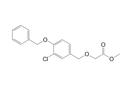 2-Benzoxy-1-chloro-5-(methoxycarbonylmethoxy)methylbenzene