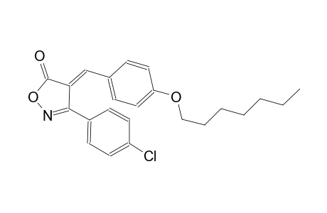 5(4H)-isoxazolone, 3-(4-chlorophenyl)-4-[[4-(heptyloxy)phenyl]methylene]-, (4E)-