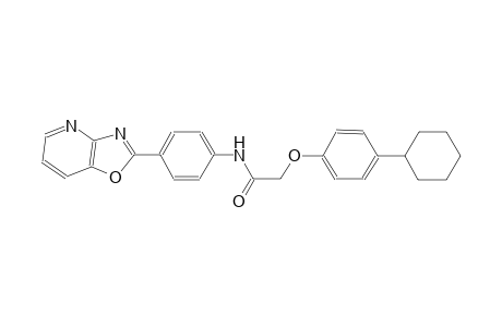 acetamide, 2-(4-cyclohexylphenoxy)-N-(4-oxazolo[4,5-b]pyridin-2-ylphenyl)-