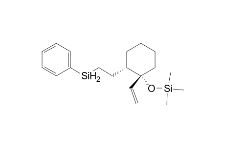(1R*,2S*)-1-Ethenyl-2-[(2-phenylsilyl)ethyl]-1-(trimethylsiloxy)cyclohexane