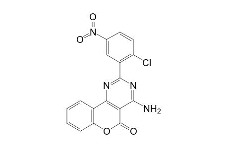 4-Amino-2-(2-chloro-5-nitro-phenyl)chromeno[4,3-d]pyrimidin-5-one