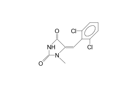 (E)-5-([2,6-Dichloro-phenyl]-methylene)-1-methyl-hydantoin