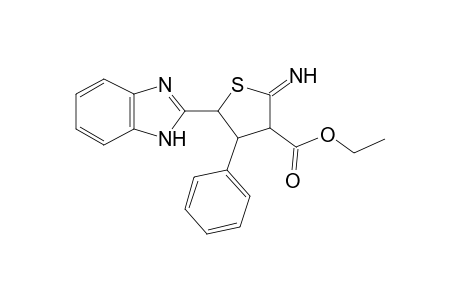 5-(1H-benzimidazol-2-yl)-2-imino-4-phenyl-3-thiolanecarboxylic acid ethyl ester