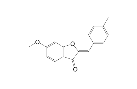 3(2H)-Benzofuranone, 6-methoxy-2-[(4-methylphenyl)methylene]-, (E)-