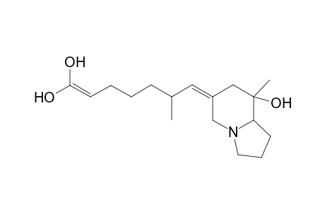5-Methyl-5-hydroxy-3-[2'-methyl-6'-(dihydroxy)heptenylidene]-1-azabicyclo[4.3.0]nonane