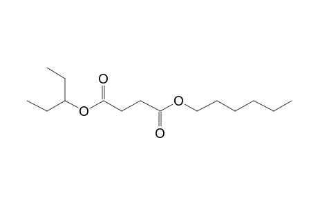 Succinic acid, hexyl 3-pentyl ester