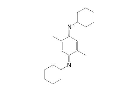 (E,E)-N,N'-DICYCLOHEXYL-2,5-DIMETHYLCYCLOHEXA-2,5-DIENE-1,4-DIIMINE