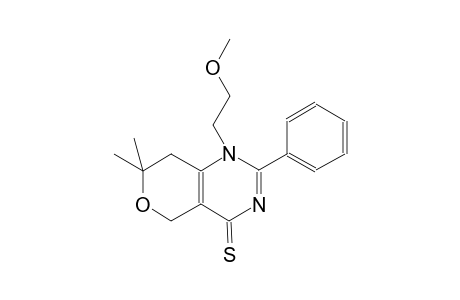 4H-pyrano[4,3-d]pyrimidine-4-thione, 1,5,7,8-tetrahydro-1-(2-methoxyethyl)-7,7-dimethyl-2-phenyl-