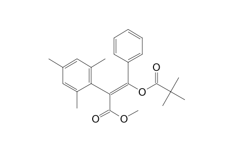 Methyl 3-phenyl-3-pivaloyloxy-2-(2,4,6-trimethylphenyl)-2-propenoate