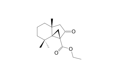 Ethyl 6,10,10-Trimethyl-4-oxo-tricyclo[4.4.0.0(1,3)]decane-3-carboxylate