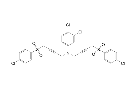 N,N-bis{4-[(p-chlorophenyl)sulfonyl]-2-butynyl}-3,4-dichloroaniline