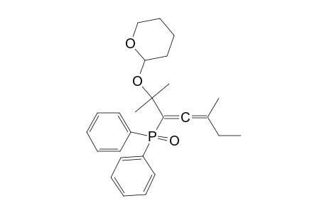 2-(2-DIPHENYLPHOSPHINOYL-1,1,4-TRIMETHYL-HEXA-2,3-DIEN-YL-OXY)-TETRAHYDRO-2H-PYRAN