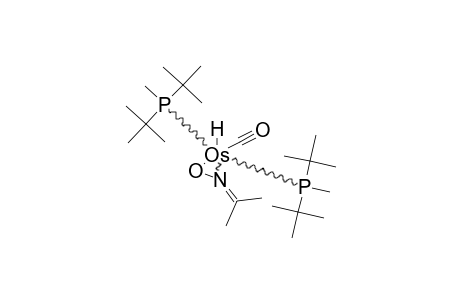 (ACETONOXIMATO-N,O)-CARBONYLBIS-(DI-TERT.-BUTYLMETHYLPHOSPHANE)-HYDRIDOOSMIUM-(2)