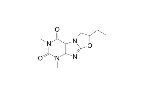 7-ethyl-2,4-dimethyl-7,8-dihydropurino[8,7-b]oxazole-1,3-quinone