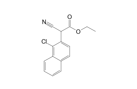 Ethyl .alpha.-Cyano-.alpha.-(1-chloro-2-naphthyl)acetate