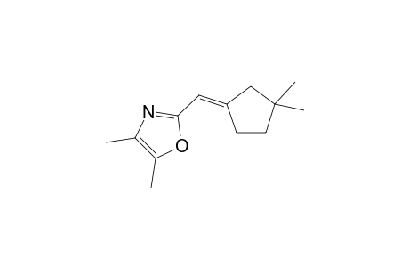 2-[(E)-(3,3-dimethylcyclopentylidene)methyl]-4,5-dimethyl-1,3-oxazole