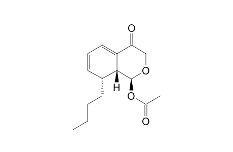 (1S,8R,8aR) 8-butyl-4-oxo-3,4,8,8a-tetrahydro-1H-isochromen-1-yl acetate