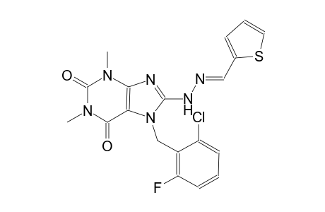 2-thiophenecarbaldehyde [7-(2-chloro-6-fluorobenzyl)-1,3-dimethyl-2,6-dioxo-2,3,6,7-tetrahydro-1H-purin-8-yl]hydrazone
