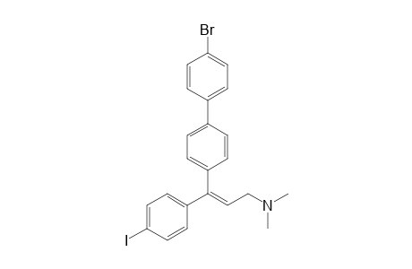 3-(4'-Bromo-[1,1']-biphenyl-4-yl)-3-(4-iodophenyl)-N,N-dimethyl-2-propen-1-amine