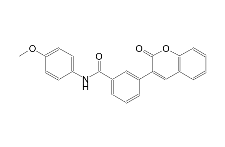 N-(4-methoxyphenyl)-3-(2-oxo-2H-chromen-3-yl)benzamide
