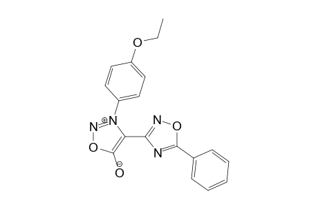 3-(p-Ethoxyphenyl)-4-[5-phenyl-.delta.(2)-1,2,4-oxadiazol-3-yl]sydnone