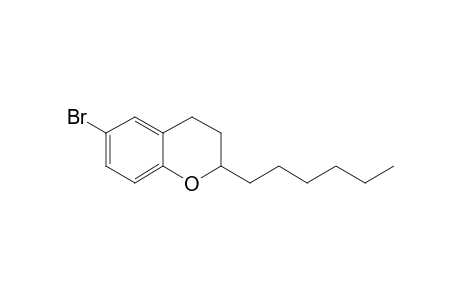 6-Bromanyl-2-hexyl-3,4-dihydro-2H-chromene