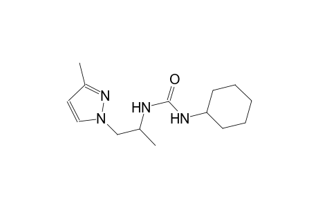 N-cyclohexyl-N'-[1-methyl-2-(3-methyl-1H-pyrazol-1-yl)ethyl]urea