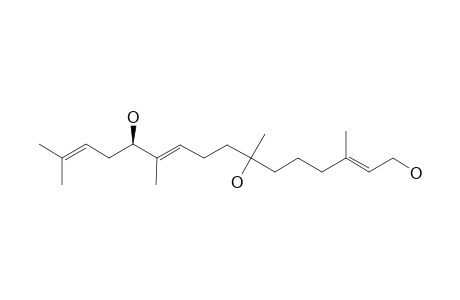 (2E,10E,12R)-3,7,11,15-tetramethylhexadeca-2,10,14-triene-1,7,12-triol