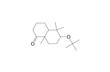 1,7,7-Trimethyl-8-(t-butoxy)bicyclo[4.4.0]decan-2-one