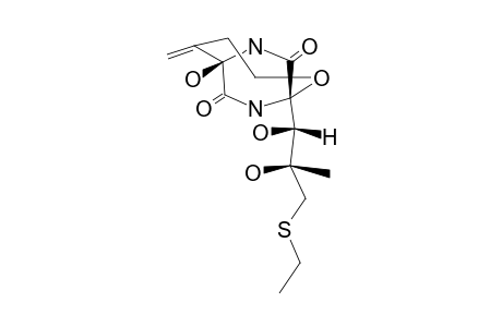 (1S,6R)-1-[(1S,2R)-3-(ethylthio)-1,2-dihydroxy-2-methyl-propyl]-6-hydroxy-5-methylene-2-oxa-7,9-diazabicyclo[4.2.2]decane-8,10-quinone