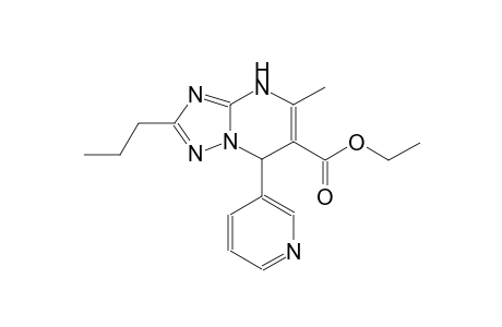 [1,2,4]triazolo[1,5-a]pyrimidine-6-carboxylic acid, 4,7-dihydro-5-methyl-2-propyl-7-(3-pyridinyl)-, ethyl ester