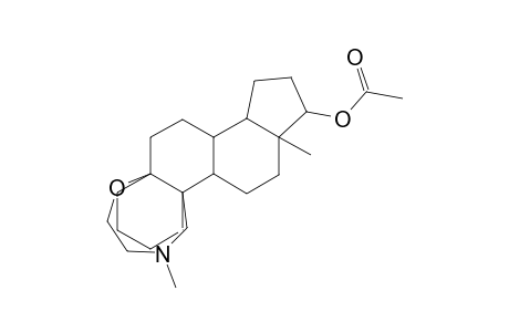 17-Acetoxyandrostane, 5,19-(1-oxa-4-azabutanediyl)-, N-methyl-