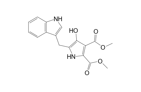 Dimethyl 4-hydroxy-5-(1H-indol-3-ylmethyl)-1H-pyrrole-2,3-dicarboxylate