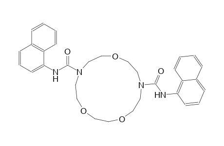 7-N,13-N-dinaphthalen-1-yl-1,4,10-trioxa-7,13-diazacyclopentadecane-7,13-dicarboxamide