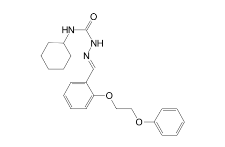 Benzaldehyde, 2-(2-phenoxyethoxy)-, 1-cyclohexylsemicarbazone