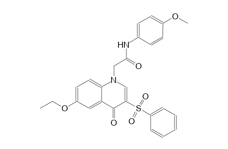 1-quinolineacetamide, 6-ethoxy-1,4-dihydro-N-(4-methoxyphenyl)-4-oxo-3-(phenylsulfonyl)-