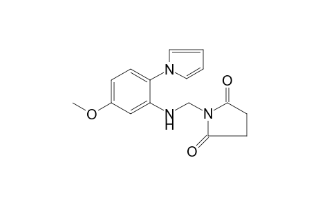 Pyrrolidine-2,5-dione, 2-[3-methoxy-6-(1-pyrrolyl)phenylaminomethyl]-