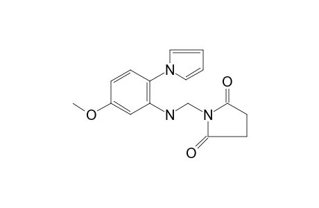 Pyrrolidine-2,5-dione, 2-[3-methoxy-6-(1-pyrrolyl)phenylaminomethyl]-