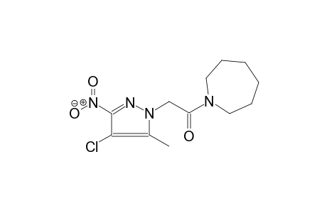 1-[(4-chloro-5-methyl-3-nitro-1H-pyrazol-1-yl)acetyl]hexahydro-1H-azepine