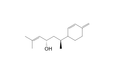 (4S,6S)-2-Methyl-6-(4'-methylidenecyclohex-2'-en-1'-yl)-hept-2-en-4-ol