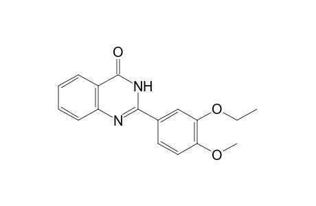 2-(3-ethoxy-4-methoxyphenyl)-4(3H)-quinazolinone
