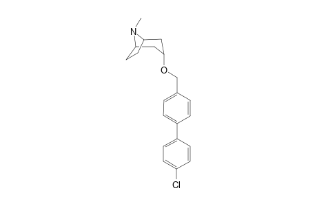 (4'-Chloro[1,1'-biphenyl]-4-yl)methyl 8-methyl-8-azabicyclo[3.2.1]oct-3-yl ether