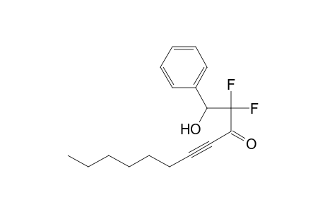 2,2-Difluoro-1-hydroxy-1-phenyl-4-undecyn-3-one