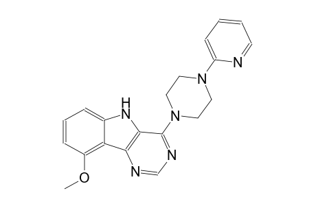 methyl 4-[4-(2-pyridinyl)-1-piperazinyl]-5H-pyrimido[5,4-b]indol-9-yl ether