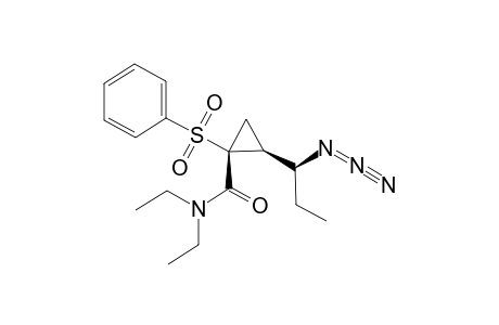 (1R,2S)-1-PHENYLSULFONYL-2-[(R)-1-AZIDOPROPYL]-N,N-DIETHYLCYCLOPROPANECARBOXAMIDE