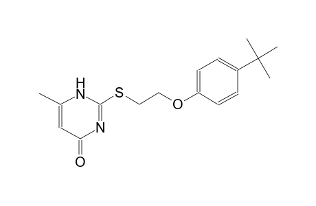 4(1H)-pyrimidinone, 2-[[2-[4-(1,1-dimethylethyl)phenoxy]ethyl]thio]-6-methyl-