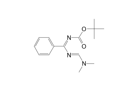 1-(tert-Butoxycarbonyl)-2-phenyl-4-(dimethylamino)-1,3-diaza-1,3-butandiene